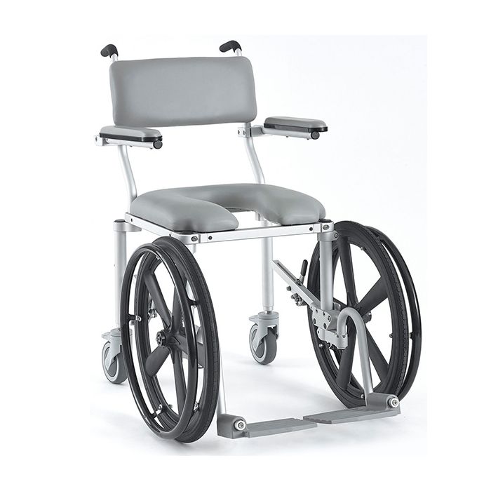 Multichair Ultra Narrow Shower Commode Wheelchair