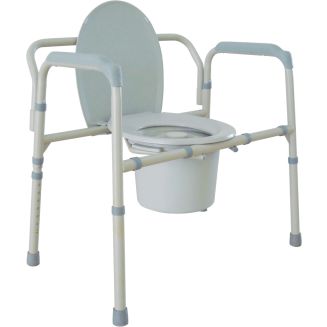 Drive Heavy-Duty Folding Commode