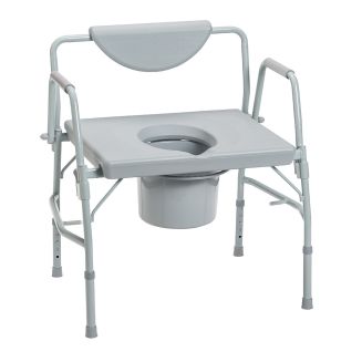 Drive Bariatric Drop Arm Commode Chair