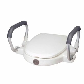 Ezee Life Raised Toilet Seat with Flip Back Arms