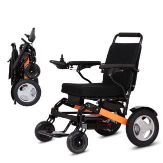 2G EZee Fold Pro Electric Wheelchair with 12 inches Rear Wheels