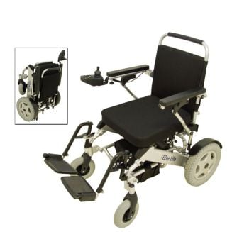 Ezee Fold 1G Power wheelchair with 12 inches Rear wheels