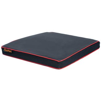 Comfort Cushion by Feather -- 18" Wide, Red Trim