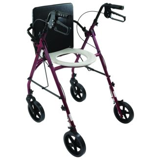 Free2Go Rollator with Toilet Seat