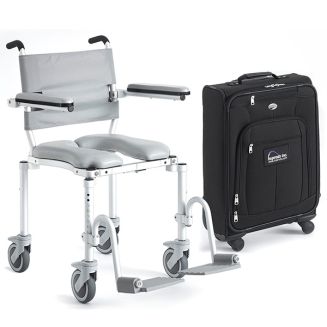 Multichair Foldable Travel Shower/Commode Chair 