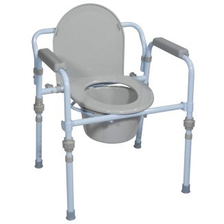 Drive Folding Steel Commode